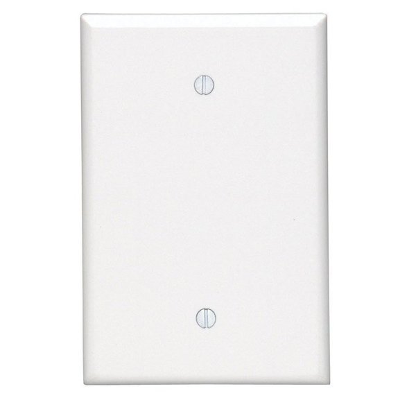 Leviton White 1 gang Thermoset Plastic Blank Wall Plate 88114-000